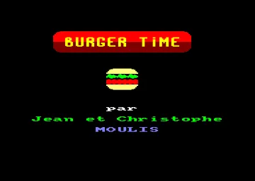 Burger Time (F) (1985) [Hebdogiciel] screen shot title